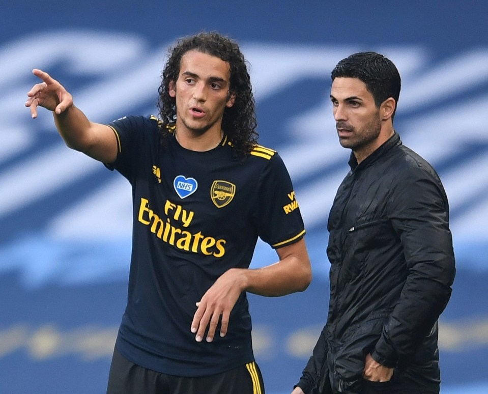 Mikel Arteta and Matteo Guendouzi reportedly fumed at each other during the mid-season training camp in Dubai