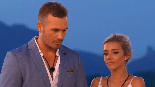 Erin and Eden looked shocked as Tayla and Grant were announced winners