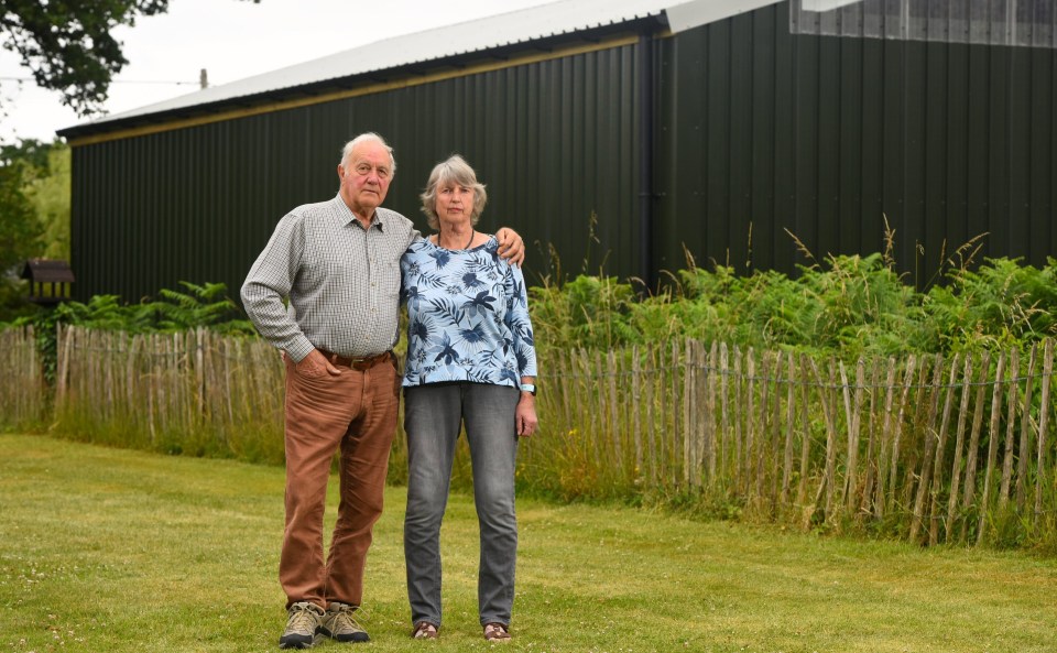 Dave and Di Jesinger are furious at the new build