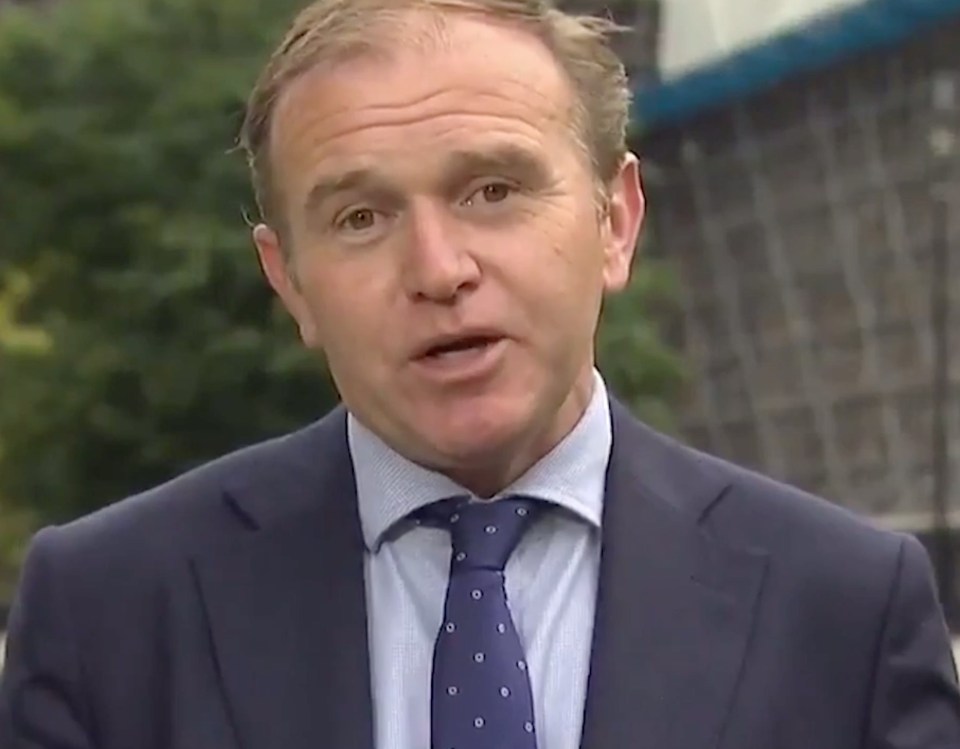 George Eustice tried to defend the delay in making masks mandatory