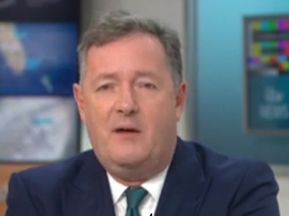 Piers lashed out at Harry and Meghan during today's GMB