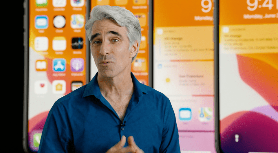 Apple's Craig Federighi revealed the new iOS 14 update at a virtual event earlier this year