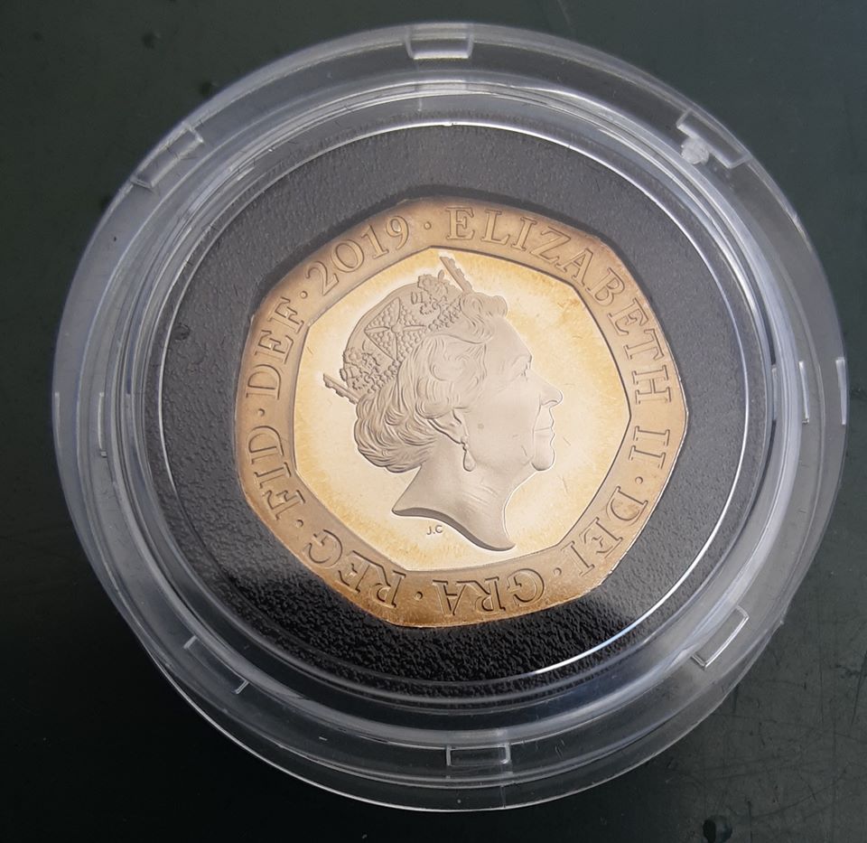 One coin collector noticed that a 2019 20p silver proof coin has also starting toning