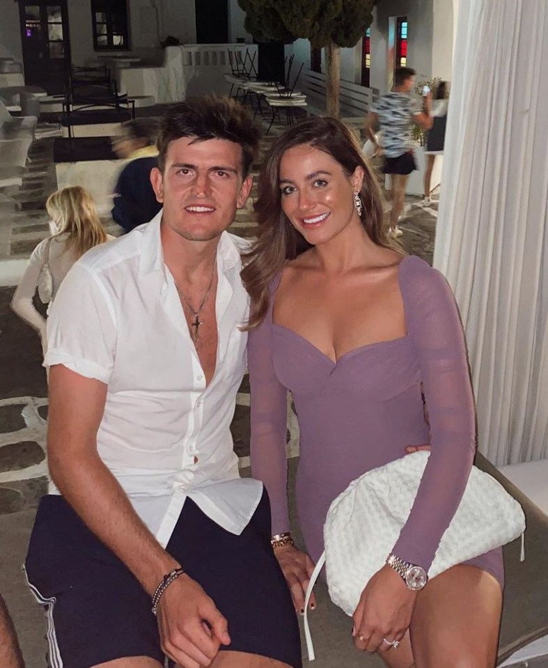 The England captain was pictured with girlfriend Fern Hawkins before the fight on Thursday night