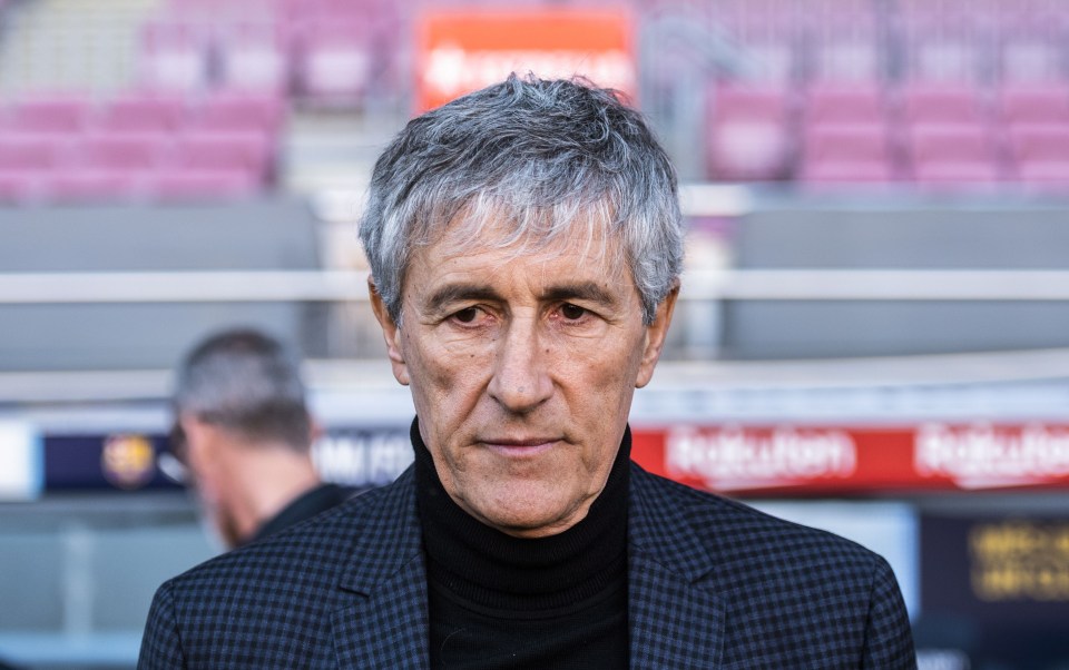 Quique Setien has been sacked by Barcelona