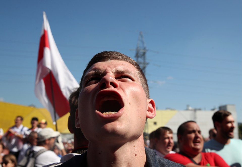 Workers have gone on strike amid the unrest sweeping Belarus