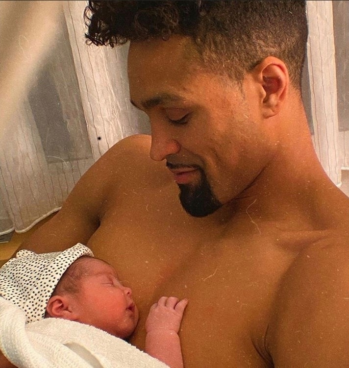 Celebs like Ashley Banjo often send social media into meltdown when they post topless pics with their offspring