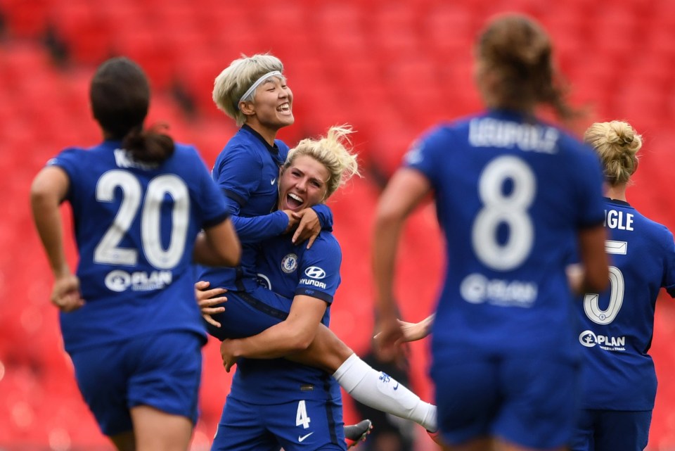 Chelsea have won their first Community Shield following the competition's 12-year absence from women's football