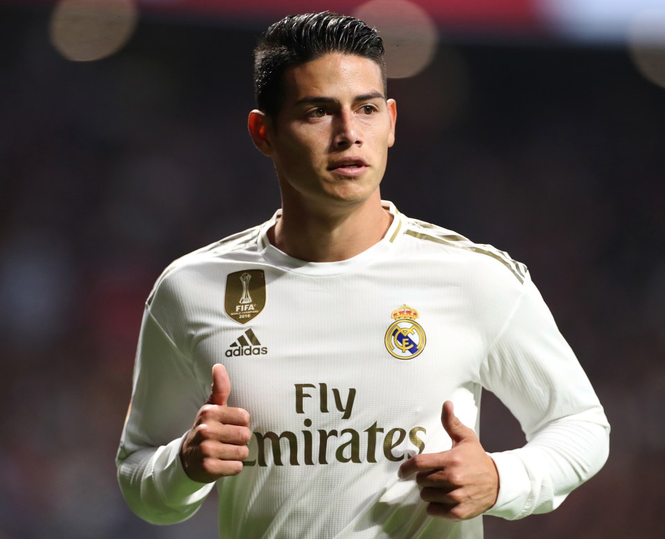 James Rodriguez has no future at Real Madrid under Zidane