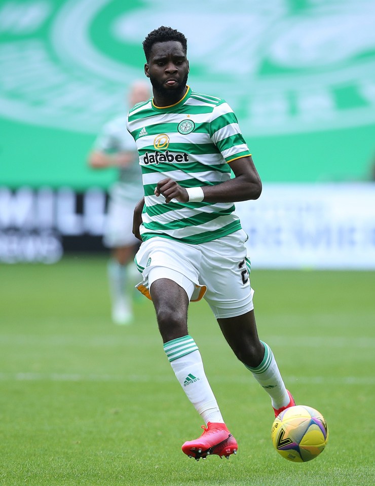 Celtic striker Odsonne Edouard is being eyed up by Aston Villa