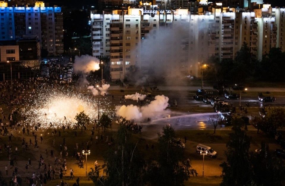 Chaos has erupted in Belarus amid allegations of election rigging