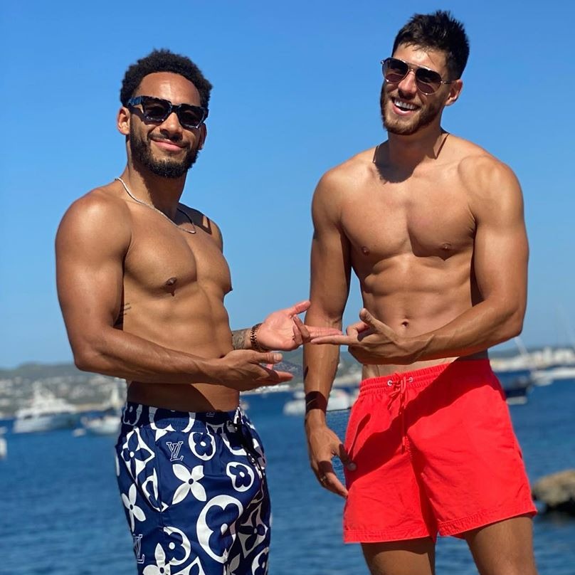 Love Island's Josh Denzel, 29, and Jack Fowler sent fans in a frenzy with their sexy holiday snaps