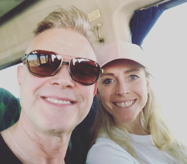 Darren Day with his new fiancee Sophie Dodds