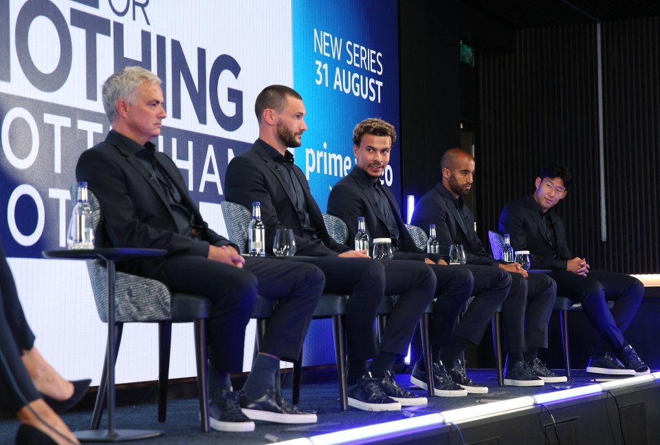 Hugo Lloris, Lucas Moura and Son Heung-min were also there