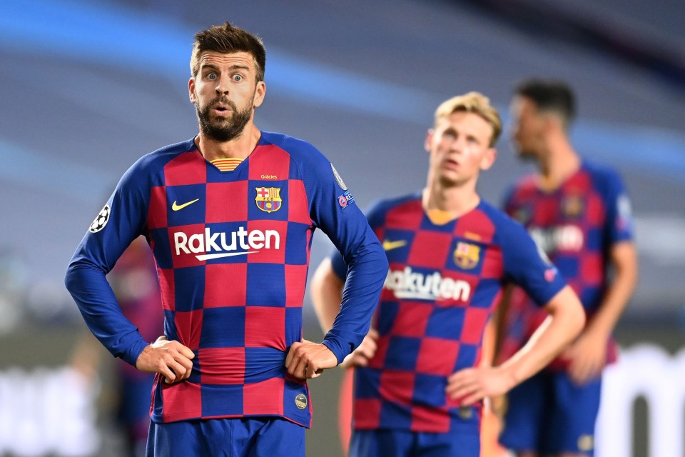 Gerard Pique's Barcelona future is in doubt and Garcia is seen as his heir