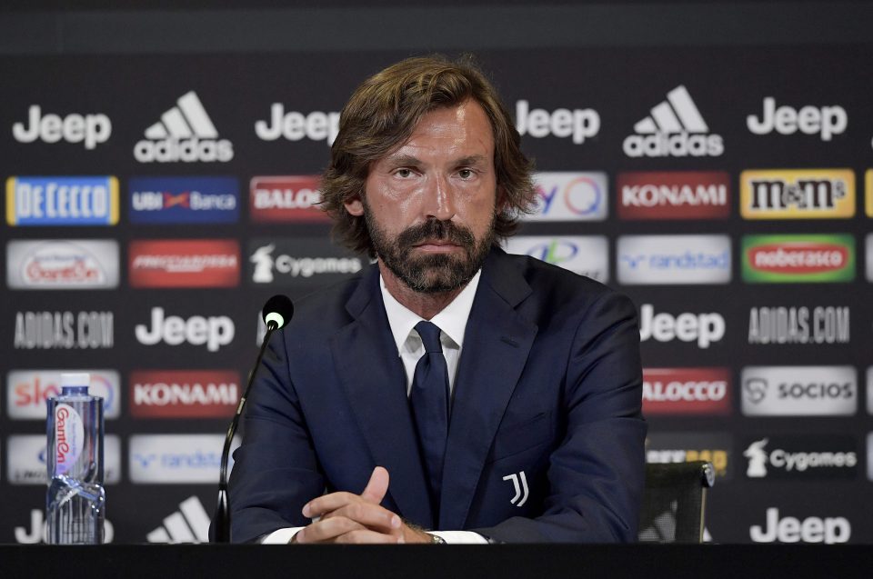 Pirlo took over from Maurizio Sarri 