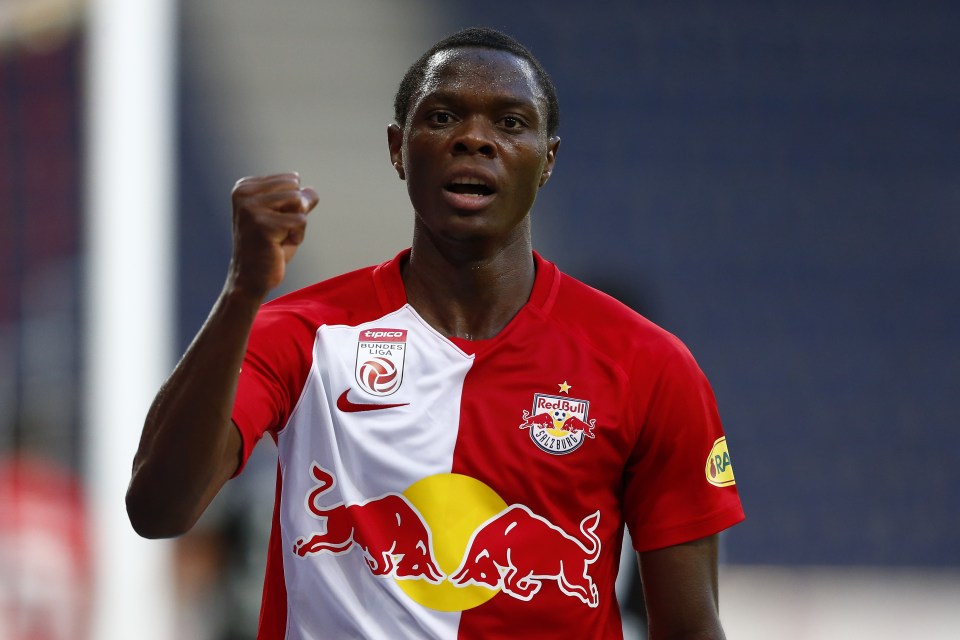 Man Utd are considering a move for RB Salzburg striker Patson Daka