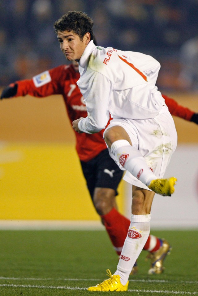 The teenage Pato impressed in Internacional's 2006 Club World Cup win