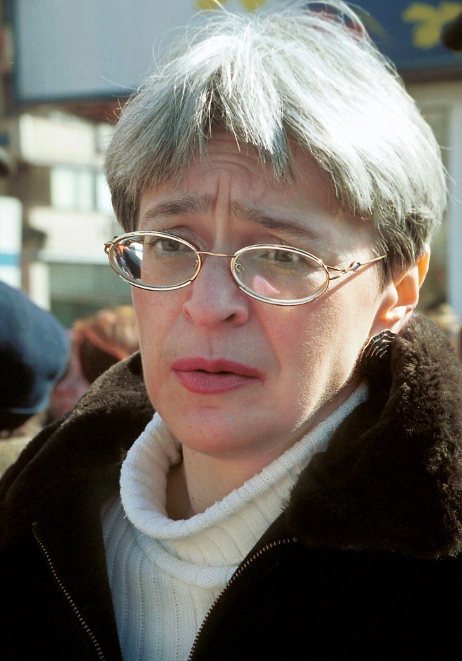 Anna Politkovskaya survived an apparent poisoning attempt in 2004