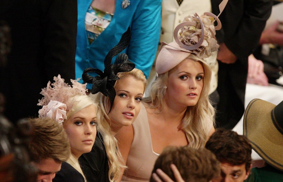 Lady Amelia attended the wedding of William and Kate alongside her sisters Eliza and Kitty in 2011