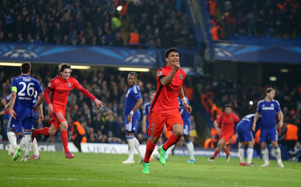 Silva's header sent Chelsea crashing out of the Champions League back in 2915