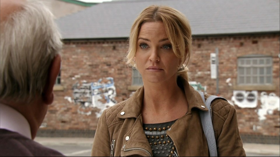 Sarah appeared on the cobbles for four episodes in 2015