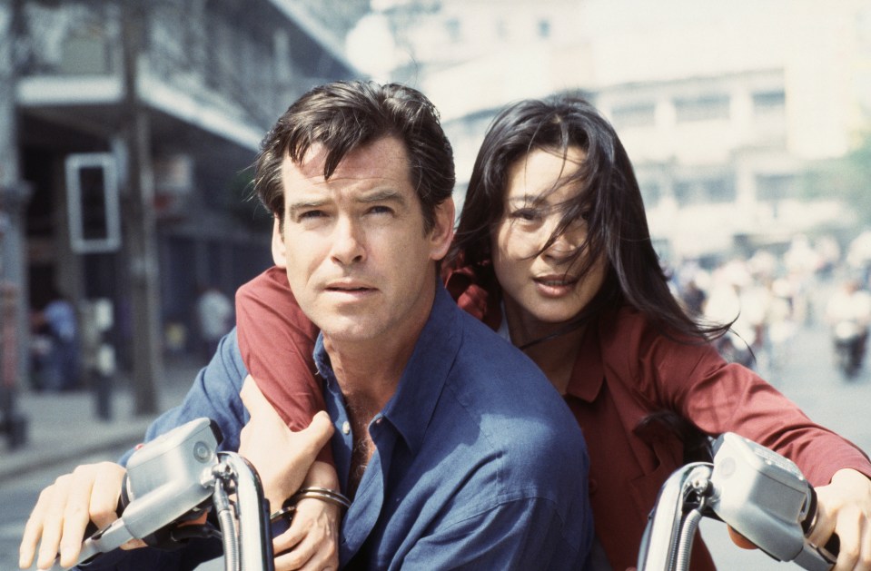 Michelle Yeoh starred in an iconic motorbike chase in Tomorrow Never Dies