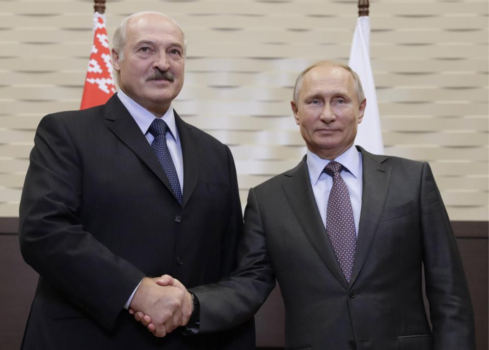 Russian President Putin has congratulated Belarus leader Lukashenko over his 'rigged' election victory