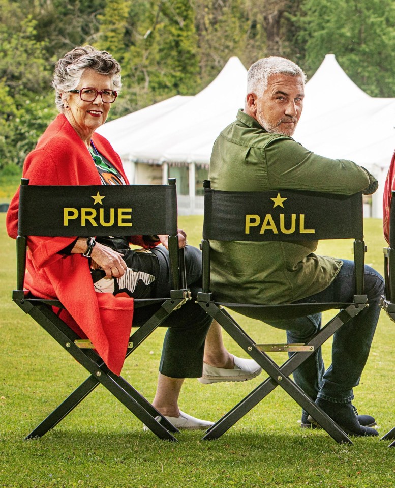 Bake Off judges Prue Leith and Paul Hollywood