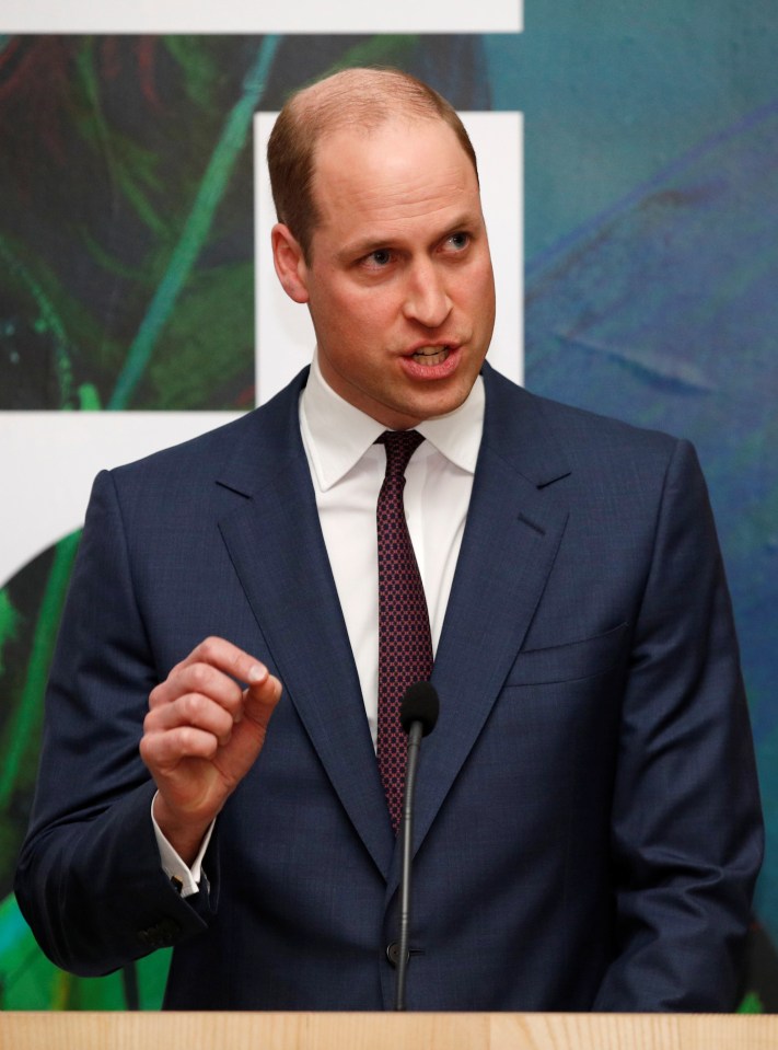 The twitter account also called Prince William an 'a**hole'