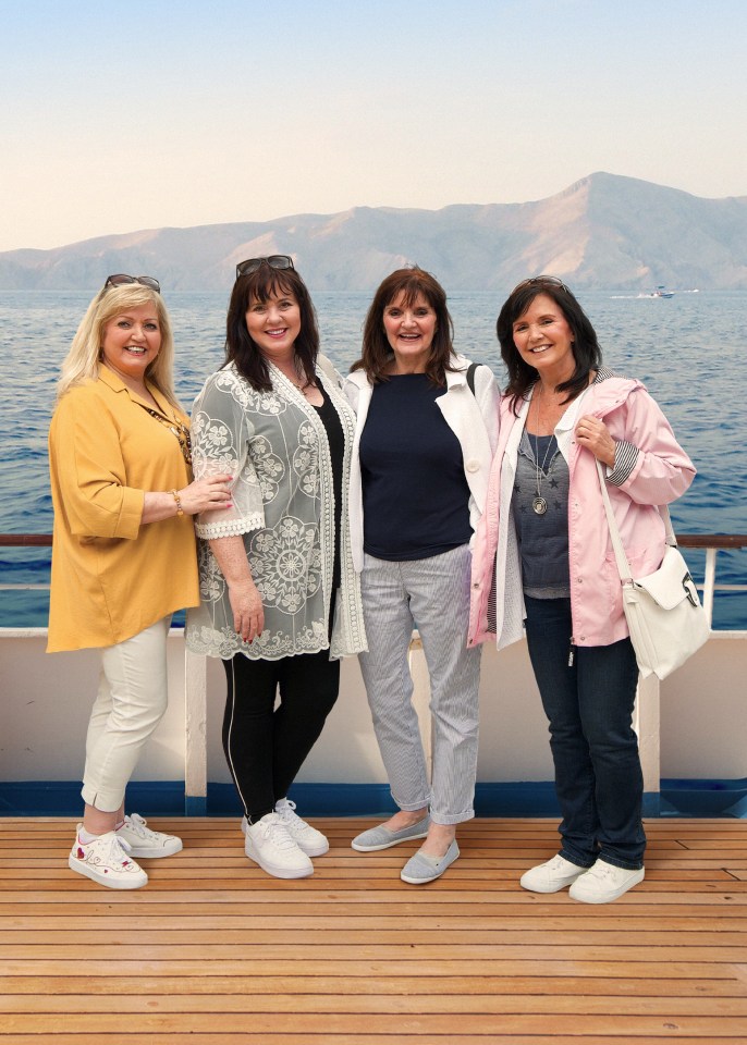 The sisters had just returned from filming The Nolans Go Cruising with their sisters Coleen and Maureen