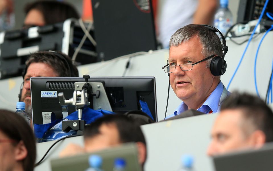  Legendary ITV pundit Clive Tyldesley will join Tom Miller in the commentary box