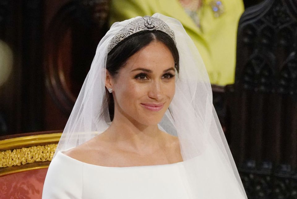 Meghan Markle was loaned the stunning tiara by the Queen