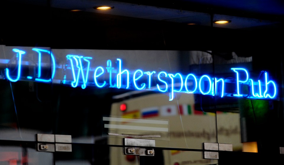 Pub chain Wetherspoon plans to axe up to 130 head office roles