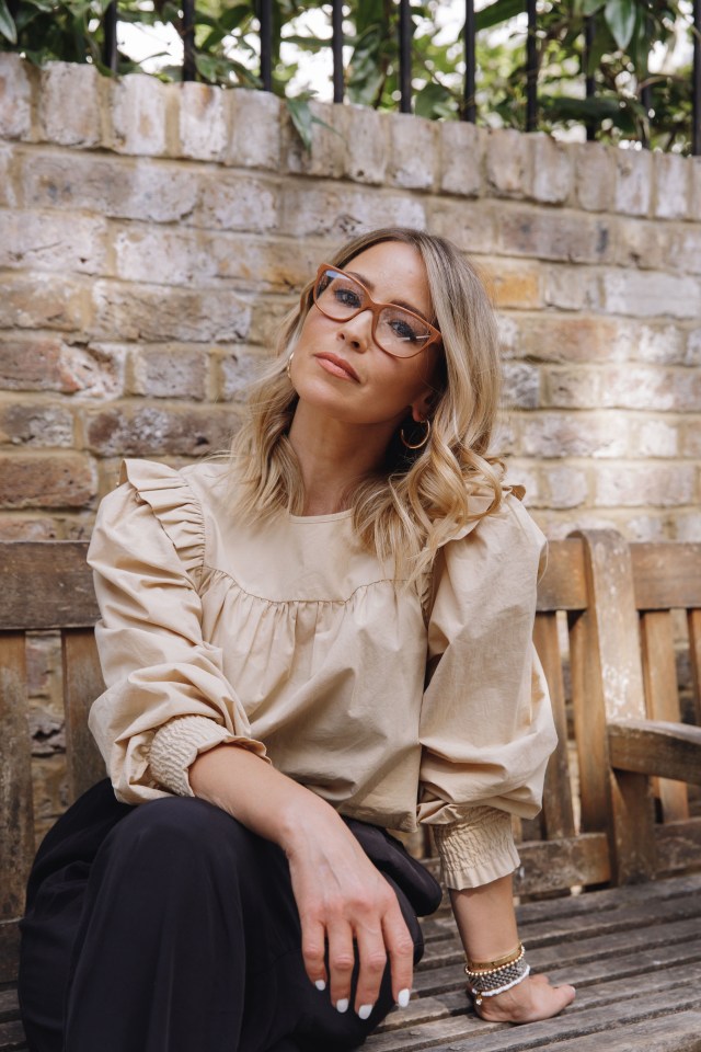 Former S Club 7 star Rachel Stevens fronting a campaign for Low Cost Glasses