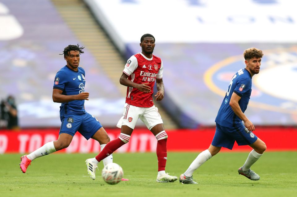 Maitland-Niles was superb in the FA Cup final and was expected to be a big part of Arsenal's future