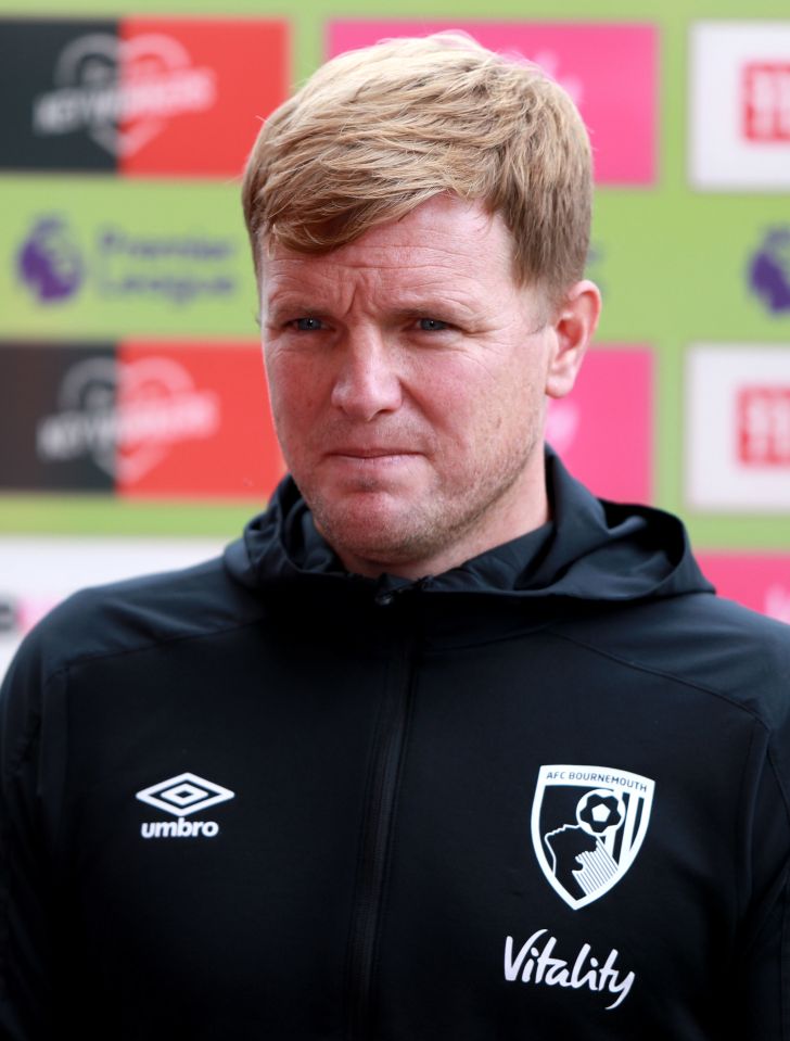 Eddie Howe left Bournemouth after his side were relegated