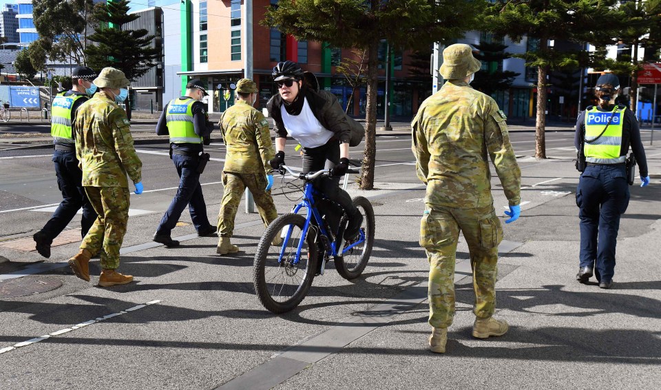 Troops on patrol with police, who have been granted more powers