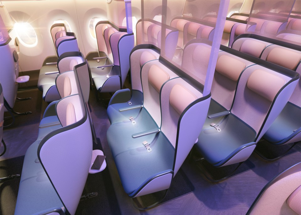 A new plane cabin design hopes to protect travellers from future health crises