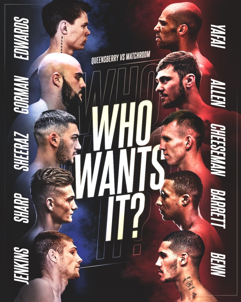 Warren and his broadcasters BT Sports challenged Matchroom and Sky to two five-fight shows that pit the best of each stable against the other