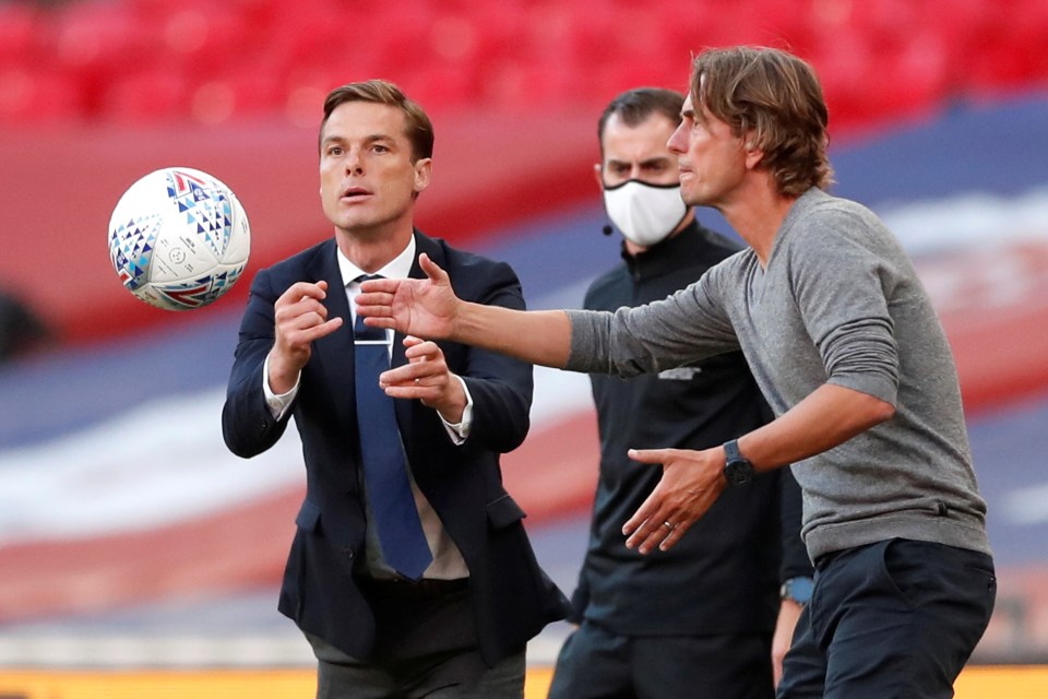 Scott Parker and Thomas Frank were both aiming to win promotion in their first full season in charge