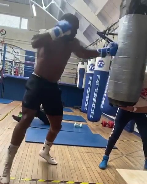 The British world champ remains in amazing shape while he waits to find out when he will face Pulev