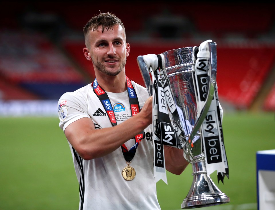 The left-back was the hero with both goals for Fulham to secure their spot back in the Premier League