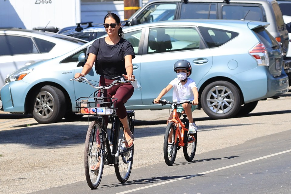 Simon's girlfriend Lauren's teenage son Adam and Simon's six-year-old lad Eric witnessed the accident