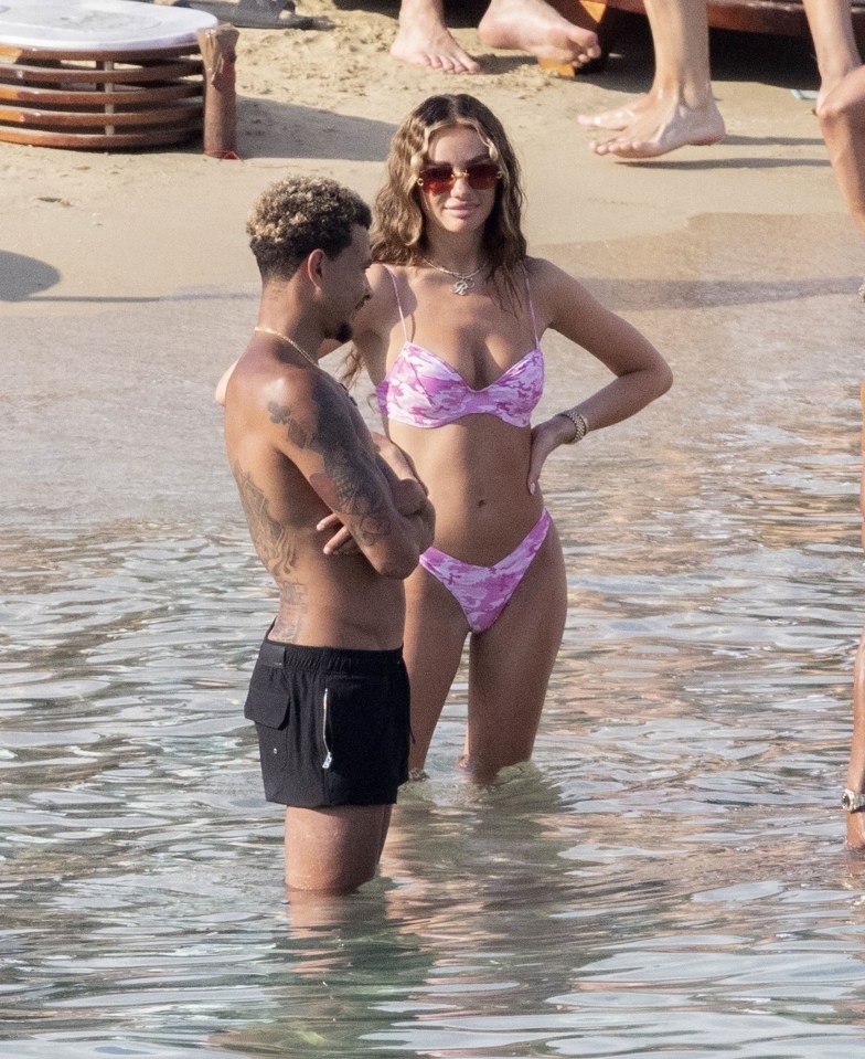 Ruby is currently holidaying with footballer boyfriend Dele Alli