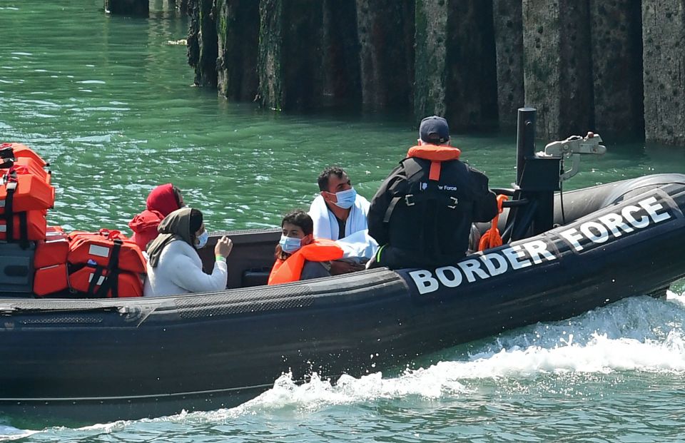 Border Force pick up dozens of migrants a day