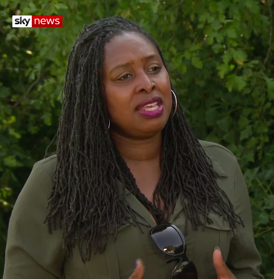 Dawn Butler has accused the Metropolitan Police of racial profiling