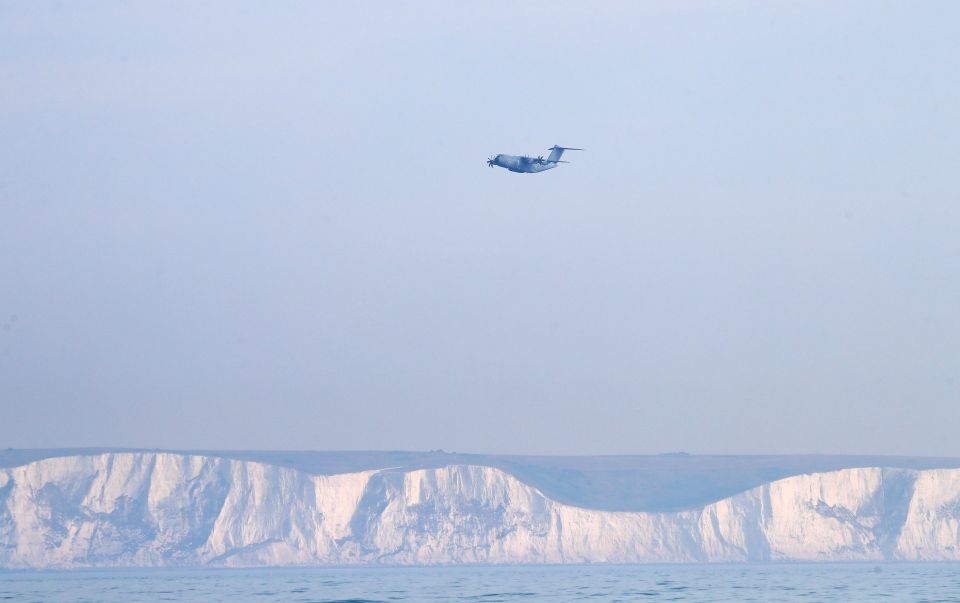 The A400M Atlas was scrambled this morning 