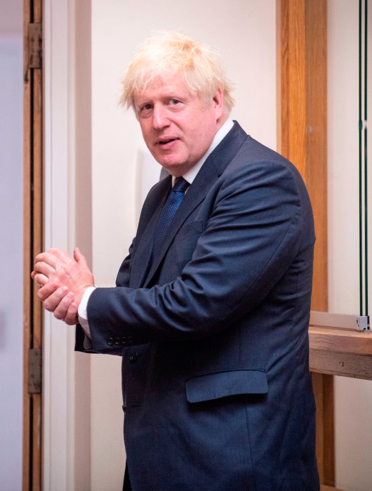 Boris Johnson has engaged in a war of words with French authorities