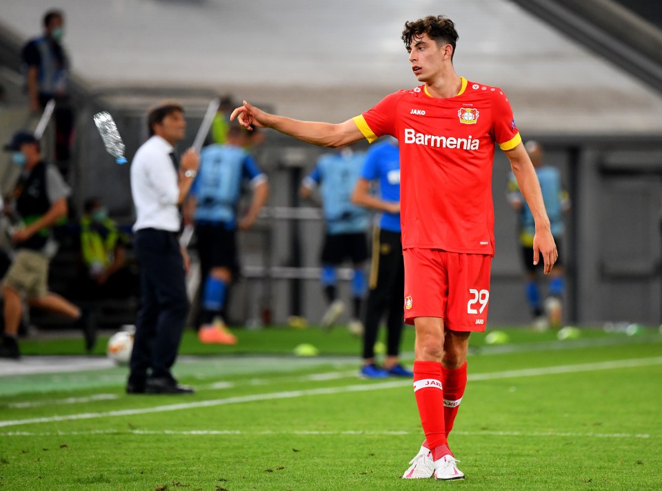 Bayer Leverkusen will not budge on their valuation of Kai Havertz